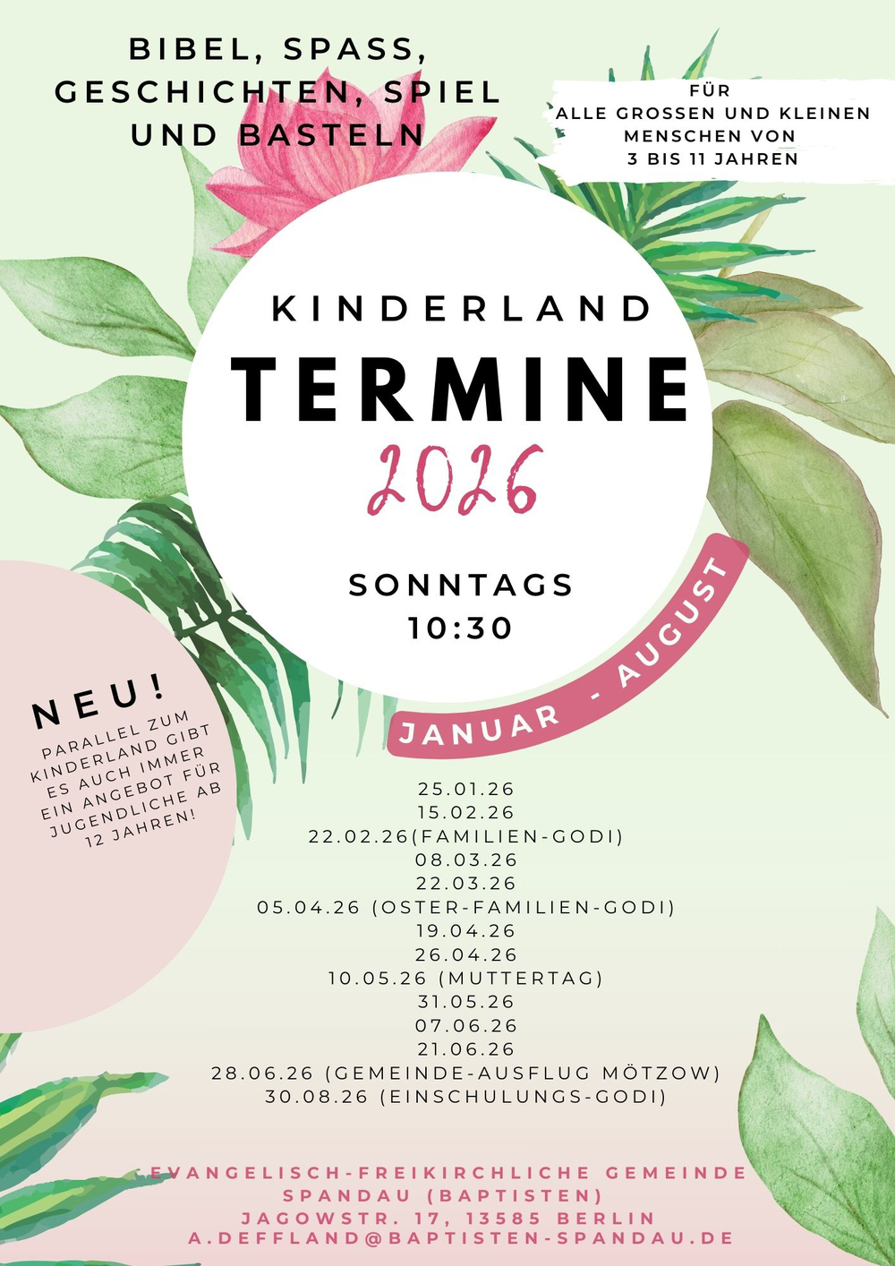 KINDERLAND 1 2026 1